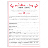 Dirty Minds Game for Adults Valentine's Day Party by LittleSizzle