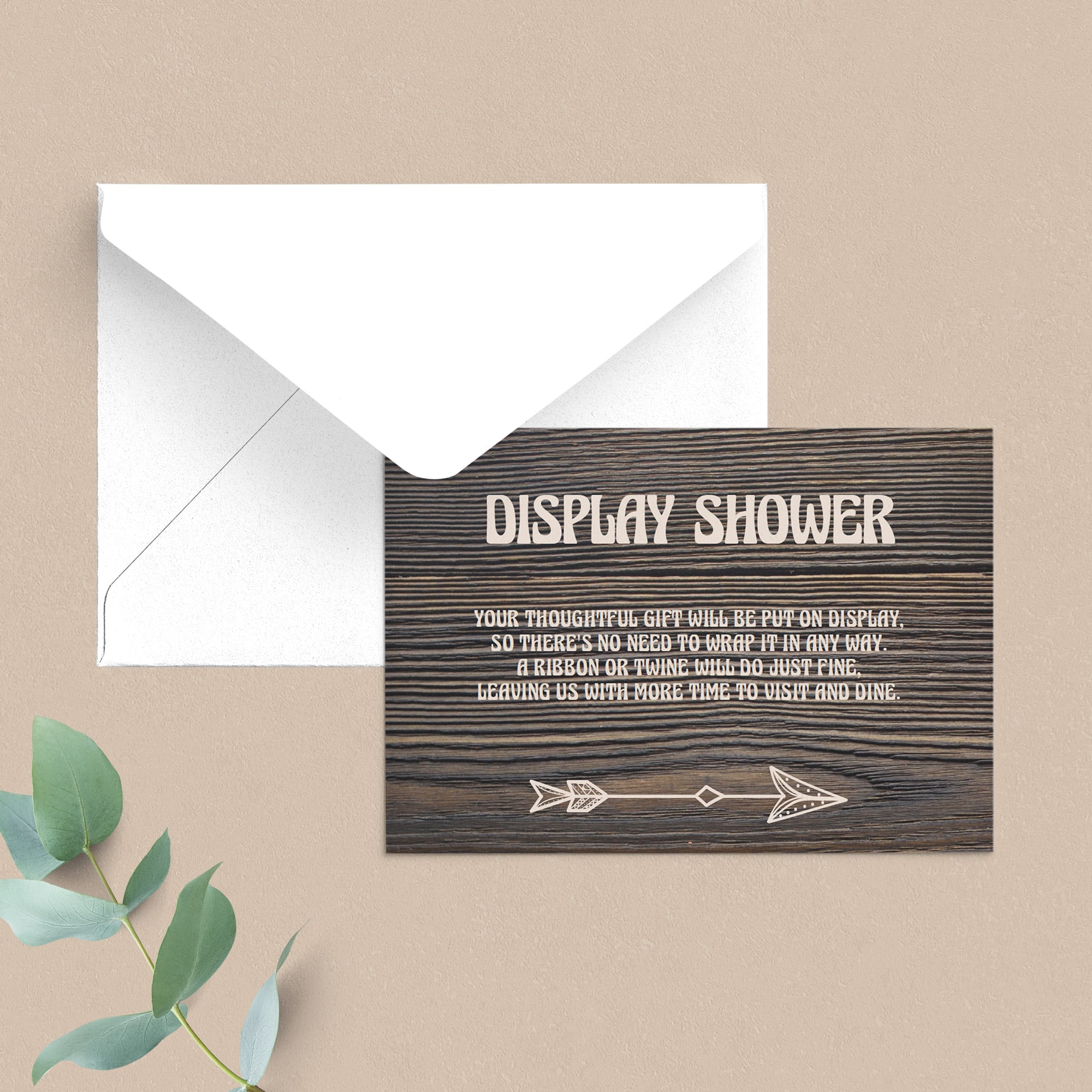 Woodland Display Shower Cards Printable by LittleSizzle