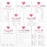 Breakup Party Game Bundle Printable by LittleSizzle