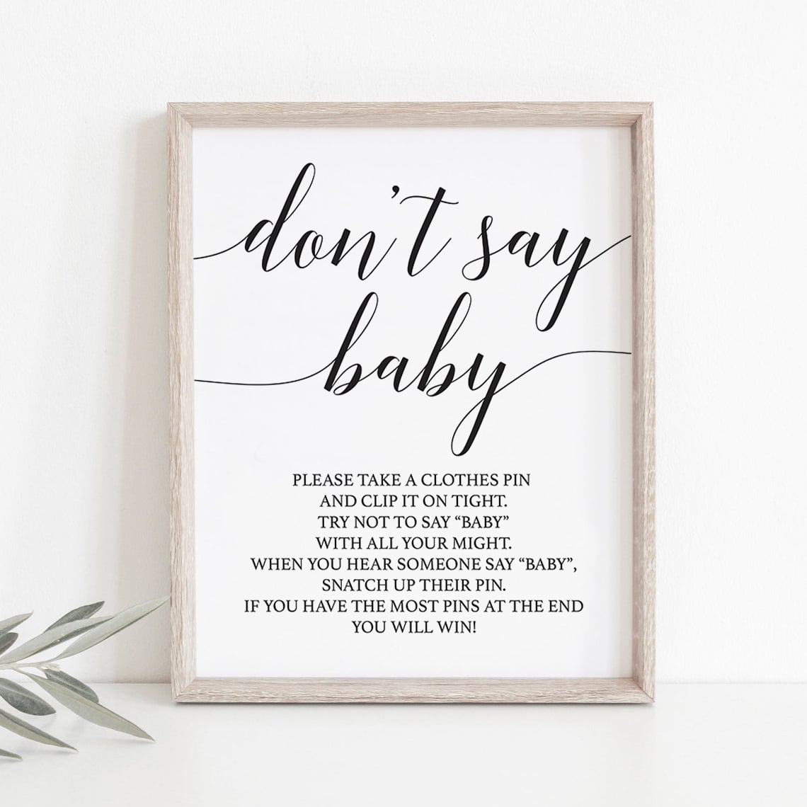Fun baby shower activities dont say baby by LittleSizzle