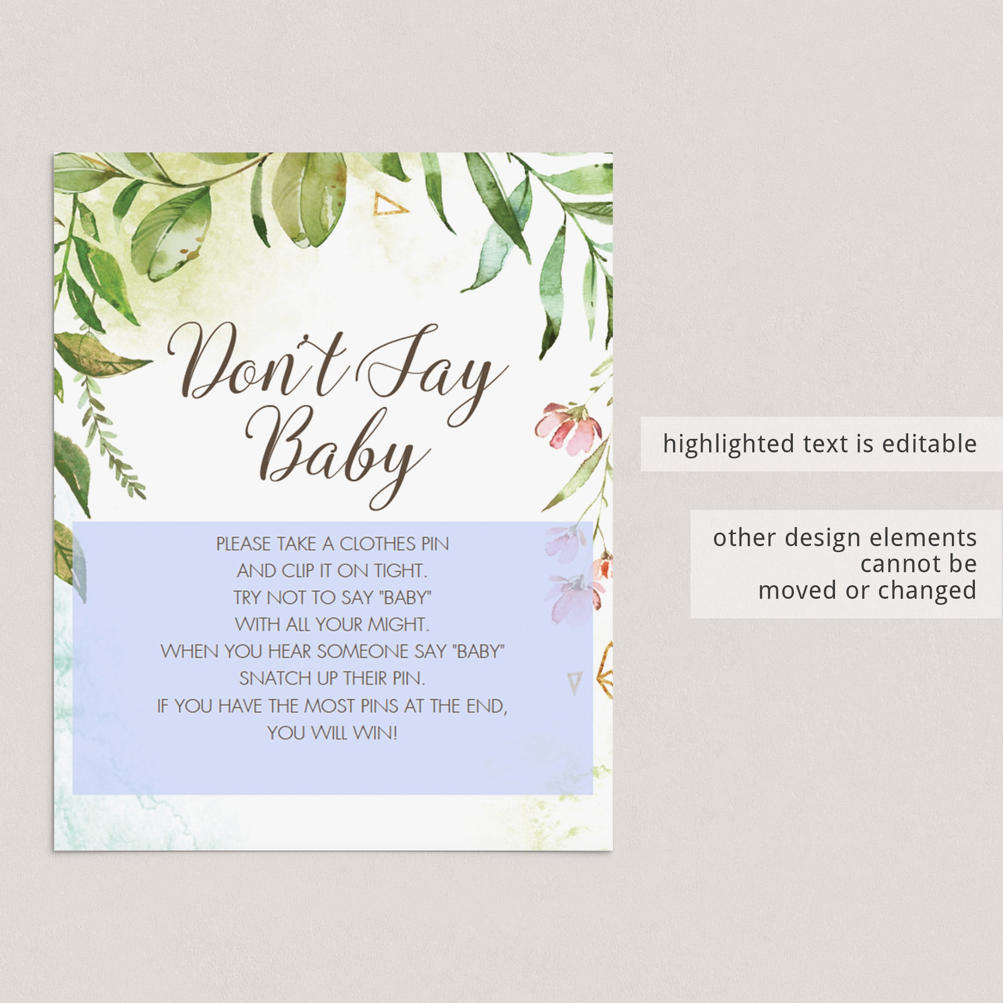 Fun and creative baby shower games instant download by LittleSizzle