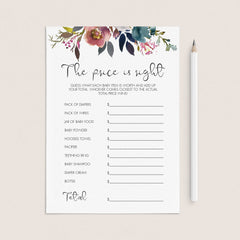 Nursery game answers for baby party by LittleSizzle
