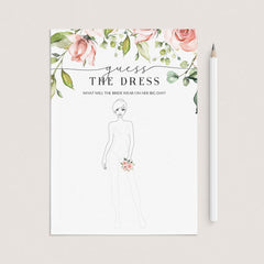 floral bridal shower games printables by LittleSizzle