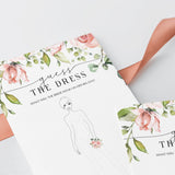 draw the dress wedding shower game instant download