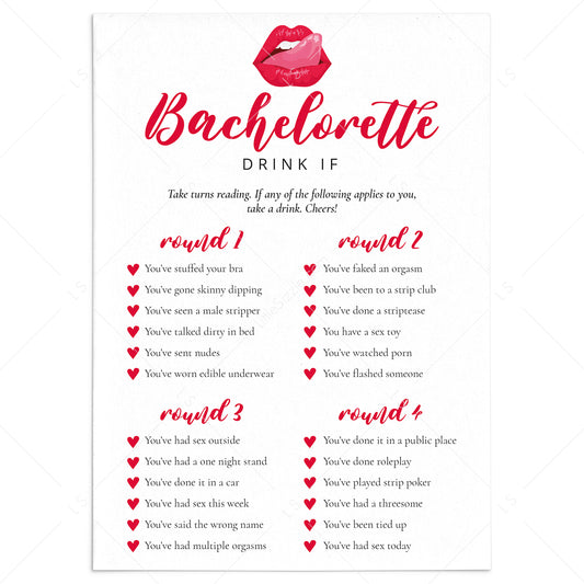 Bachelorette Party Panty Game SOPHIA, Dirty Bachelorette Games, Instant  Download, Printable Bachelorette Games, Hen Party Game 