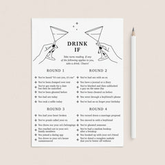 Divorce Party Drinking Game Printable by LittleSizzle