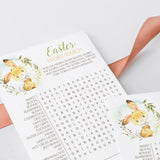 Printable Easter Word Search Game Instant Download
