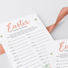 Easter Games for Kids and Adults Printable