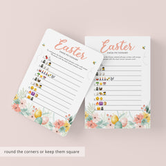 Easter Games for Kids and Adults Printable