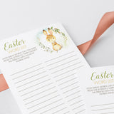 Happy Easter Word List Game Printable & Virtual