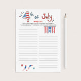 Independence Day Classroom Game Printable by LittleSizzle