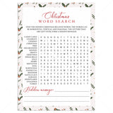 Holiday Word Search Game Instant Download by LittleSizzle