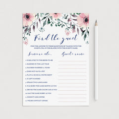 Find the Guest Bridal Shower Games Printable by LittleSizzle