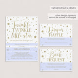Little stars baby shower DIY templates by LittleSizzle