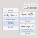 DIY baby shower invitation suite instant download by LittleSizzle