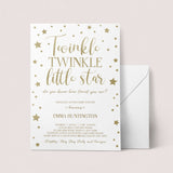 Twinkle twinkle little star baby shower invitation template by LittleSizzle