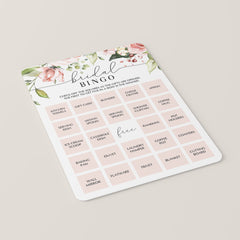 coral bridalshower bingo printables