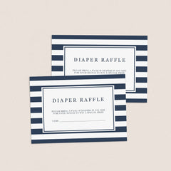 Printable diaper raffle cards by LittleSizzle