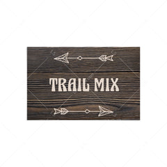 Rustic food tent cards editable PDF template by LittleSizzle
