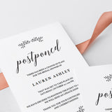 Black and white minimal bridal shower change the date template by LittleSizzle