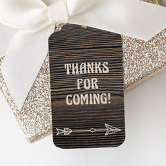 Editable woods shower favor tag template by LittleSizzle