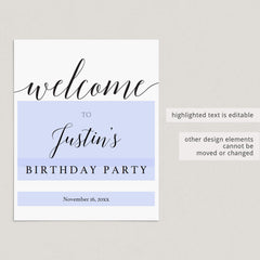 Minimal Birthday Decorations Bundle Printable