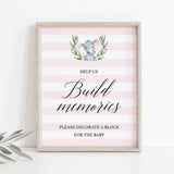 White and pink baby shower games printable by LittleSizzle