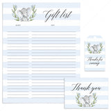 Elephant party supplies printable by LittleSizzle
