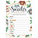 Ugly Christmas Sweater Party Emojis Game with Answers by LittleSizzle