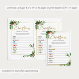 Elegant Christmas Party Games and Activities Printable