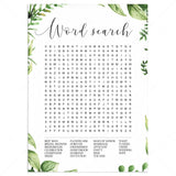 enchanted forest wedding games instant download by LittleSizzle