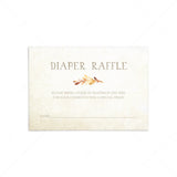 Fall baby shower diaper raffle ticket template by LittleSizzle