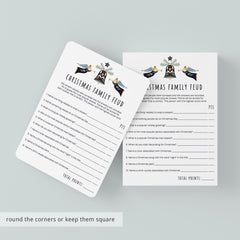 Printable Christmas Family Feud Game Cards