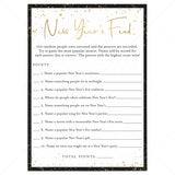 Family Feud Game for New Year's Party Printable by LittleSizzle
