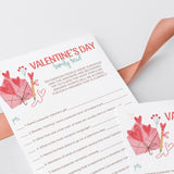 Valentines Party Games Pack Printable
