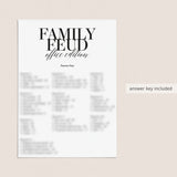 Office Family Feud Questions and Answers Printable
