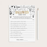 Witch Theme Halloween Party Family Feud Questions and Answers by LittleSizzle