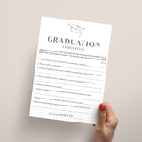 Modern Graduation Games Printable