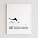 Family Definition Printable by LittleSizzle