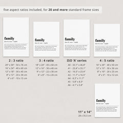 Family Definition Print Digital Download
