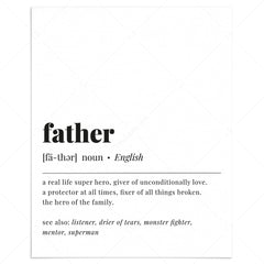 Father Definition Printable by LittleSizzle