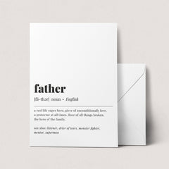 Father Definition Print Digital Download