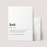 Feck Definition Print Instant Download