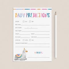 Guess the baby stats baby shower games printable by LittleSizzle