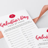 Finish That Phrase Galentines Day Game Digital Download
