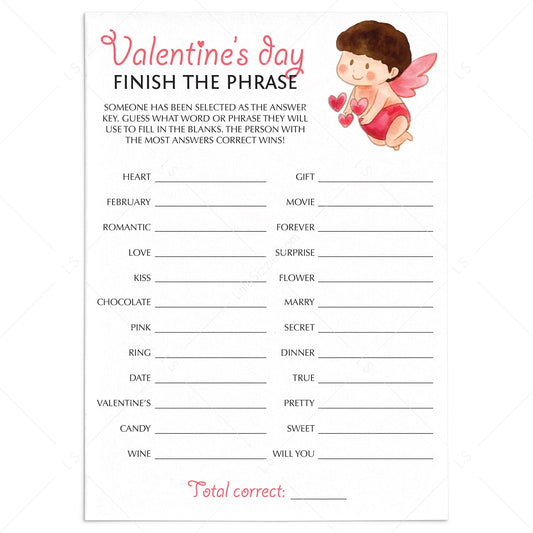 Valentine's Day Party Game for Groups by LittleSizzle