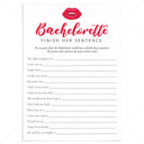 Fun Bach Party Icebreaker Game Finish Her Sentence by LittleSizzle