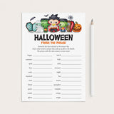 Fun Halloween Family Groups Game Finish The Phrase by LittleSizzle