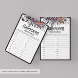 Floral Halloween Ladies Night Game Finish The Phrase