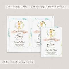 Some Bunny is Turning One Invitation Template